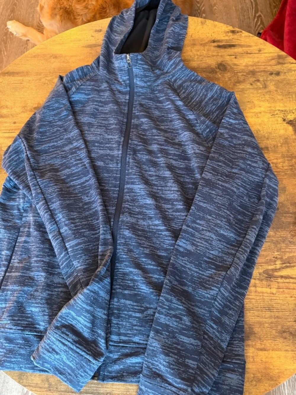 Lululemon City Sweat Full Zip Hoodie Navy Space Dye